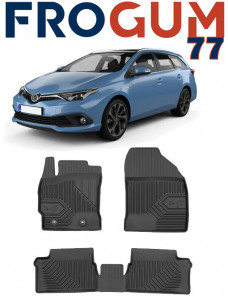 Toyota Auris II Hybrid Din 07.2013 - 12.2018, Hatchback , Set Covorase Auto Tip Tavita Premium 3D, din cauciuc accesorii pentru autoturismul tau - masina v169254