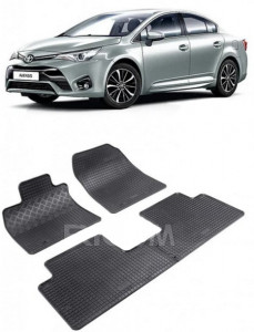 Toyota Avensis III, Sedan, fabricat din 01.2009 - 08.2018, set covorase auto dedicate, din cauciuc 100% Premium accesorii pentru autoturismul tau - masina v154116