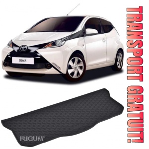 Toyota Aygo Tavita pentru portbagaj din cauciuc, compatibila Toyota Aygo II fabricatie 07.2014 - prezent, caroserie hatchback