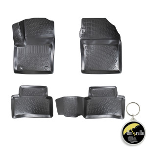 Toyota C-Hr 2Wd 2016- Set 4 covorase auto din cauciuc tip tavita premium line 3D accesorii pentru autoturismul tau - masina v242723