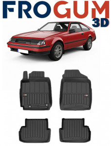 Toyota Celica VII Din 1999 - 2005, Coupe , Set Covorase Auto Tip Tavita Premium 3D, din cauciuc accesorii pentru autoturismul tau - masina v162809