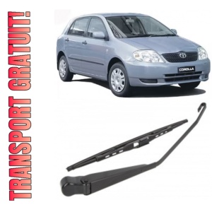 Toyota Corolla Brat stergator pentru luneta spate cu lamela 350 mm, compatibil cu Toyota Corolla Hatchback fabricat intre 2001-2007, calitate extra