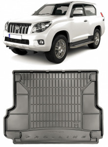 Toyota Land Cruiser J150 Prado Suv din 11.2009 - Prezent, Tavita Pentru Portbagaj Lux Premium Dedicata, Rand 3 Culcat *1 accesorii pentru autoturismul tau - masina v197019