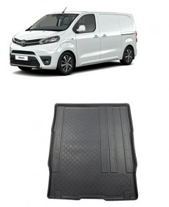 Toyota Proace Verso Van din 01.2016 - Prezent, Tavita Pentru Portbagaj Lux Premium Dedicata, Ampatament L2 Mediu In Spatele Randului 2 (Scaune Culisate In Fata) *1 accesorii pentru autoturismul tau - masina v204176