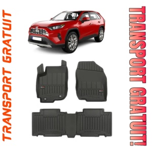 Toyota Rav4 IV, Suv, Din 03.2016 - 12.2019 , Set Covorase Auto Tip Tavita Premium 3D, din cauciuc
