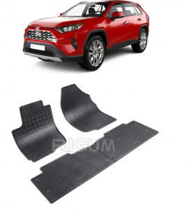 Toyota Rav4 IV, Suv, fabricat din 03.2013 - 12.2018, set covorase auto dedicate, din cauciuc 100% Premium accesorii pentru autoturismul tau - masina v160397
