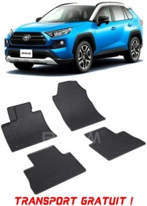 Toyota Rav4 V Hybrid, Suv, fabricat din 01.2019 - Prezent, set covorase auto dedicate, din cauciuc 100% Premium - Transport Gratuit accesorii pentru autoturismul tau - masina v37487