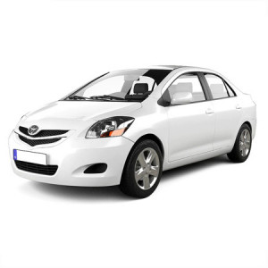 Toyota Yaris II, Hatchback, Din 10.2005 - 2011 , Set Covorase Auto Tip Tavita Premium 3D, din cauciuc accesorii pentru autoturismul tau - masina v170993