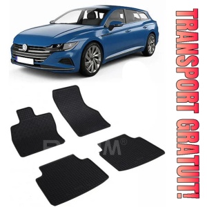 Volkswagen Arteon, Combi, fabricat din 06.2017 - Prezent, set covorase auto dedicate, din cauciuc 100% Premium