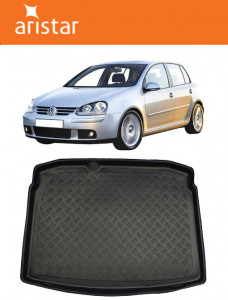 Volkswagen Golf 5 Comfortline Hatchback din 10.2003 - 2008, Tavita Pentru Portbagaj Lux Premium Dedicata, Roata Rezerva Ingusta / Kit Reparatie *1 accesorii pentru autoturismul tau - masina v201294