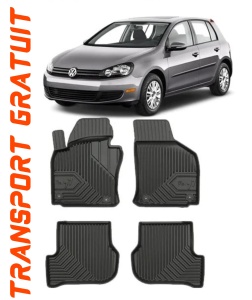 Volkswagen Golf 5 Din 06.2007 - 2009, Combi , Set Covorase Auto Tip Tavita Premium 3D, din cauciuc accesorii pentru autoturismul tau - masina v164405
