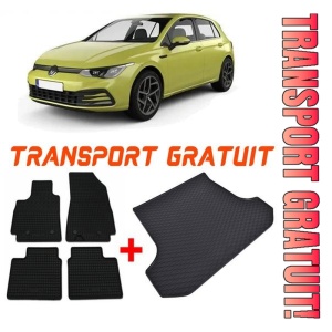 Volkswagen Golf 5 din 10.2003 - 09.2012 Hatchback Roata Rezerva Ingusta / Kit Reparatie *1, Set Covorase + tavita portbagaj auto
