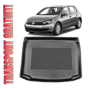 Volkswagen Golf 5 Plus Hatchback din 01.2005 - 2009, Tavita Pentru Portbagaj Lux Premium Dedicata, Portbagaj Inferior Roata Rezerva Ingusta *1