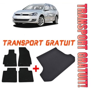 Volkswagen Golf 6 din 06.2007 - 08.2013 Combi *2 , Set Covorase + tavita portbagaj auto