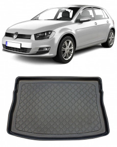 Volkswagen Golf 7 Hatchback din 10.2012 - 12.2019, Tavita Pentru Portbagaj Lux Premium Dedicata, Portbagaj Superior *2 accesorii pentru autoturismul tau - masina v202022