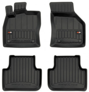 Volkswagen Golf 7 Sportsvan Din 05.2014 - 12.2020, Hatchback , Set Covorase Auto Tip Tavita Premium 3D, din cauciuc accesorii pentru autoturismul tau - masina v163587