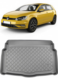 Volkswagen Golf 8 Hatchback din 12.2019 - Prezent, Tavita Pentru Portbagaj Lux Premium Dedicata, Portbagaj Inferior Roata Rezerva Ingusta *1 accesorii pentru autoturismul tau - masina v191906