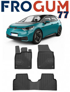 Volkswagen Id.3 Din 11.2019 - Prezent, Hatchback , Set Covorase Auto Tip Tavita Premium 3D, din cauciuc accesorii pentru autoturismul tau - masina v165643