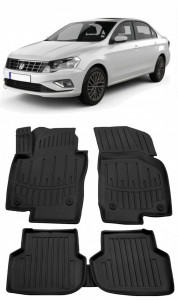 Volkswagen Jetta VI (A6) (2010-2018) Set covorase auto cauciuc G.Modern Line 3D accesorii pentru autoturismul tau - masina v240211