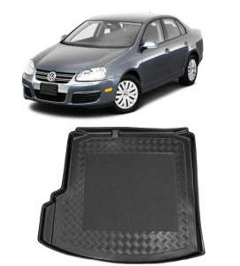 Volkswagen JettaVISedan din 01.2011 - 2018, Tavita Pentru Portbagaj Lux Premium Dedicata, Cu Separator Pe Dreapta *2 accesorii pentru autoturismul tau - masina v187977