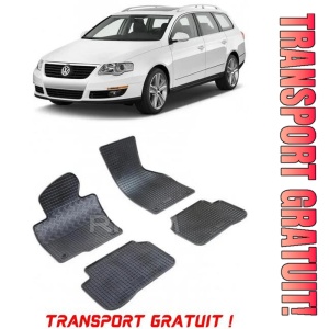 Volkswagen Passat B6, Combi, fabricat din 2005 - 09.2010, set covorase auto dedicate, din cauciuc 100% Premium - Transport Gratuit