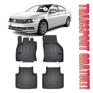 Volkswagen Passat B8, Sedan, Din 12.2014 - Prezent , Set Covorase Auto Tip Tavita Premium 3D, din cauciuc