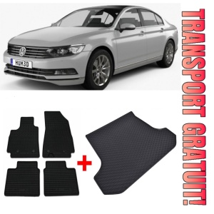 Volkswagen Passat Set Covorase + tavita portbagaj auto Volkswagen Passat B8 fabricatie 12.2014 - prezent, caroserie combi