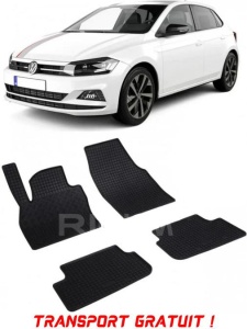 Volkswagen Polo VI, Hatchback, fabricat din 10.2017 - Prezent, set covorase auto dedicate, din cauciuc 100% Premium - Transport Gratuit accesorii pentru autoturismul tau - masina v37322