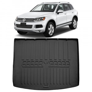 Volkswagen Touareg II (7P) (2010-2018) Tavita cauciuc pentru protectie portbagaj accesorii pentru autoturismul tau - masina v225588