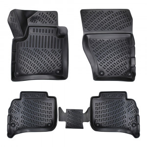 Volkswagen Touareg III 2018- Set 4 covorase auto din cauciuc tip tavita premium line 3D accesorii pentru autoturismul tau - masina v243161