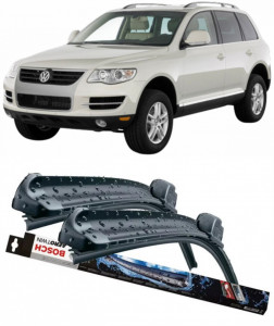 Volkswagen Touareg Set 2 stergatoare parbriz Bosch Bosch Aerotwin compatibile cu Volkswagen Touareg 2002-2010 (65 cm / 65 cm) accesorii pentru autoturismul tau - masina v119925