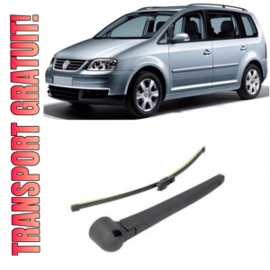 Volkswagen Touran Brat stergator pentru luneta spate cu lamela 410 mm, compatibil cu Volkswagen Touran Hatchback fabricat intre 2003-2010, calitate extra