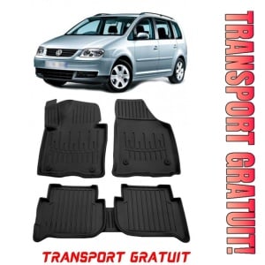 Volkswagen Touran I (2003-2015) Set covorase auto cauciuc G.Modern Line 3D transport gratuit