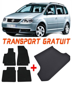 Volkswagen Touran I din 03.2003 - 08.2015 Van *2 , Set Covorase + tavita portbagaj auto accesorii pentru autoturismul tau - masina v2580