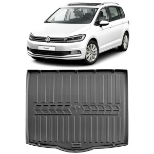 Volkswagen Touran II Cu Podea Joasa (2015-prezent) Tavita cauciuc pentru protectie portbagaj dedicata pentru VOLKSWAGEN Touran Transport Gratuit accesorii pentru autoturismul tau - masina v23490