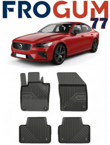Volvo S60 III Din 10.2018 - Prezent, Sedan , Set Covorase Auto Tip Tavita Premium 3D, din cauciuc accesorii pentru autoturismul tau - masina v166190