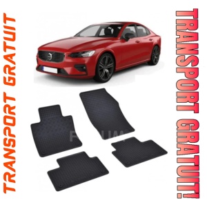Volvo S60 III fabricat din 10.2018 - Prezent, Sedan, set covorase auto dedicate, din cauciuc 100% Premium