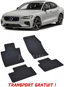 Volvo S60 PhEV fabricat din 2018 - Prezent, Sedan, set covorase auto dedicate, din cauciuc 100% Premium - Transport Gratuit accesorii pentru autoturismul tau - masina v37125