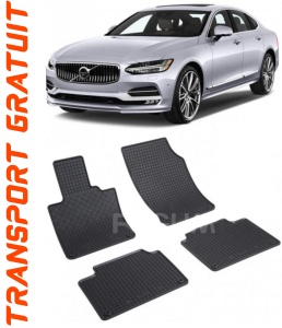 Volvo S90, Sedan, fabricat din 09.2016 - Prezent, set covorase auto dedicate, din cauciuc 100% Premium accesorii pentru autoturismul tau - masina v153665