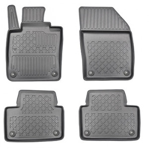 Volvo V60 II, Combi, Din 07.2018 - Prezent , Set Covorase Auto Tip Tavita Premium 3D, din cauciuc accesorii pentru autoturismul tau - masina v170552