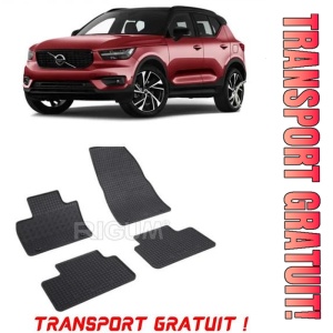 Volvo XC40, Suv, fabricat din 03.2018 - Prezent, set covorase auto dedicate, din cauciuc 100% Premium - Transport Gratuit