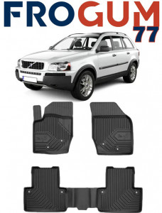 Volvo Xc90 I Din 2002 - 04.2015, Suv , Set Covorase Auto Tip Tavita Premium 3D, din cauciuc accesorii pentru autoturismul tau - masina v164070