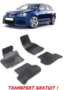 Vw Golf VI Plus fabricat din 2009 - Prezent, set covorase auto dedicate, din cauciuc 100% Premium - Transport Gratuit accesorii pentru autoturismul tau - masina v37077