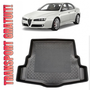 Alfa Romeo 159 Sedan din 09.2005 - 2011, Tavita Pentru Portbagaj Lux Premium Dedicata, Roata Rezerva Normala *1