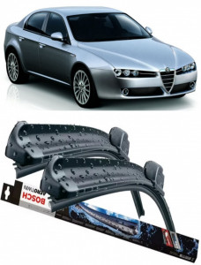 Alfa Romeo 159 Set 2 stergatoare parbriz Bosch Bosch Aerotwin compatibile cu Alfa Romeo 159 2005-2012 (57.5 cm / 45 cm) accesorii pentru autoturismul tau - masina v134237