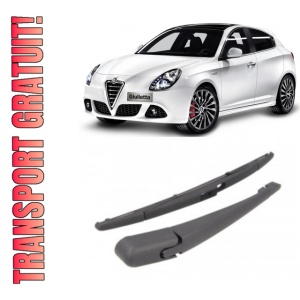 Alfa Romeo Giulietta Brat stergator pentru luneta spate cu lamela 370 mm, compatibil cu Alfa Romeo Giulietta Hatchback fabricat intre 2010-2018, calitate extra