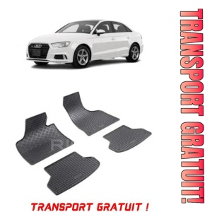 Audi A3 8P, Hatchback, fabricat din 05.2003 - 01.2013, set covorase auto dedicate, din cauciuc 100% Premium - Transport Gratuit