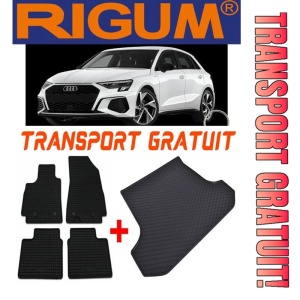 Audi A3 8Y din 03.2020 - Prezent Sportback Portbagaj Superior *1, Set Covorase + tavita portbagaj auto