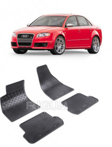 Audi A4 B7, Sedan, fabricat din 11.2004 - 10.2007, set covorase auto dedicate, din cauciuc 100% Premium accesorii pentru autoturismul tau - masina v158654