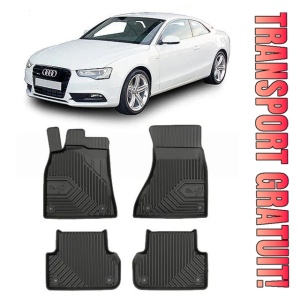 Audi A5 8Ta Din 2009 - 09.2016, Sportback , Set Covorase Auto Tip Tavita Premium 3D, din cauciuc